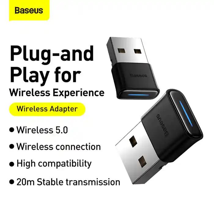 Baseus BA04 5.0 Bluetooth Receiver Adapter